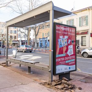 Nouveaux arrêts de bus à Draguignan