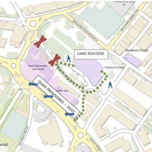 FERMETURE GARE ROUTIERE (accès aux quais) le 29 Juillet 2025